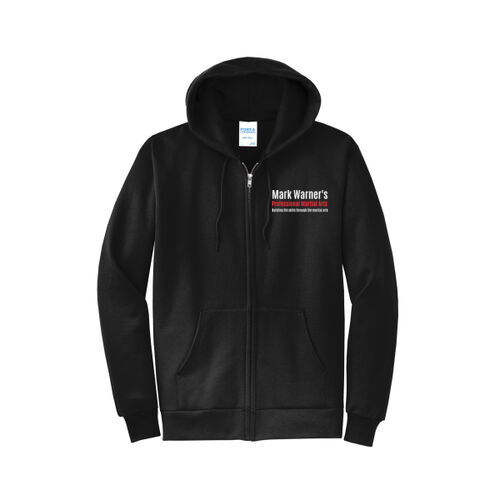 Adult Unisex Full Zip Hoodie (Design #1) Thumbnail
